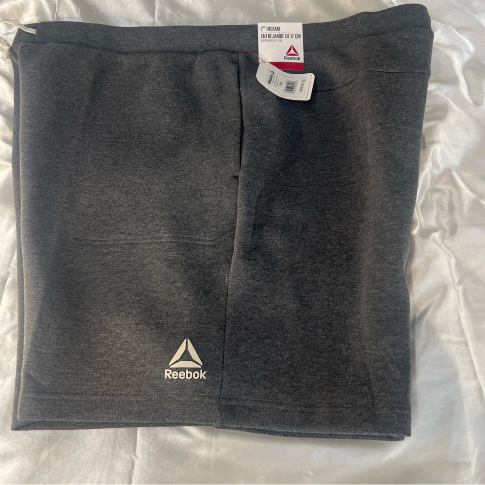 Reebok Dark Gray Workout Shorts - Picture 2 of 8